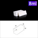 C355, Rectangular Crucible, 8ml, LxWxH: 50x20x20mm, Alumina Crucible with Cover (5pc/ea)