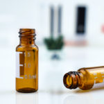 V8011, 8mm Diameter, 8-425, Vial+Cap+Septa, Amber, Hole Cap, Write-on Spot, 12x32mm Diameter, 1.5/2mL, Screw Cap, 100pc/ea