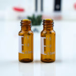 V8003, 8mm Diameter, 8-425, Vial Only, Amber, Write-on Spot, 12x32mm Diameter, 1.5/2mL, Screw Thread, Small Opening, 100pc/ea