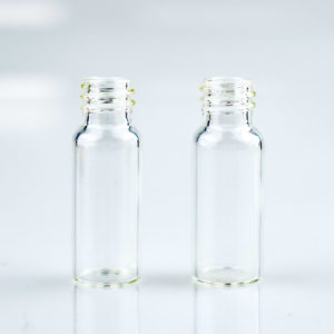 V8001, 8mm Diameter, 8-425, Vial Only, Clear, 12x32mm Diameter, 1.5/2mL, Screw Thread, Small Opening, 100pc/ea