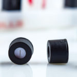 V8005, 8mm Diameter, 8-425, Cap+Septa, Hole Cap, Screw Cap, Preslit PTFE/ Silicone Septa, 100pc/ea