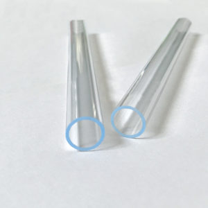 Quartz Blue Tubes 3 QP087, UV Filtering Quartz Blue Tube, LengthxODxID: 192x16x14mm, 1mm Thickness - Image 2