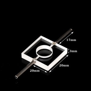 Quartz Flow Cell, 2mm Pathlength, 150 uL, Steel Connector, FCT456-2