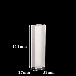 Quartz Flow Through Cuvette, 30mm Pathlength, 46 mL, 2 Ends Open, FCT942-10