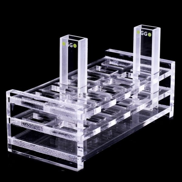 GCT220 7 Plastic Cuvette Rack for 5mm Cuvette 12 Positions