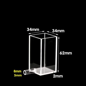 Glass Special Cuvette, Macro, 30mm Pathlength, Large Clear Windows, 54 mL, GCT403-24