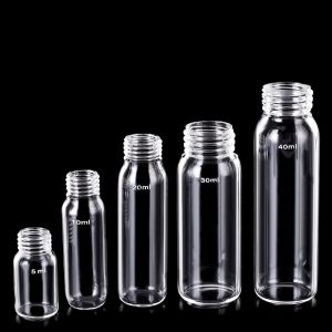 Quartz Screw Cap Cylindrical Vial, 50 mL, Φ34x86mm, FCT245-7 - Image 5