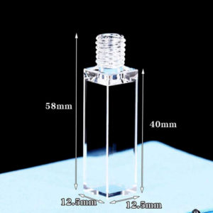 Taille de la cuvette du fluoromètre à vis