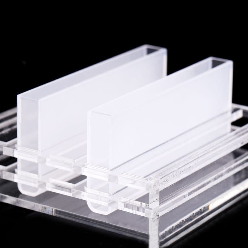 100 mm Path Length Cuvette and Rack