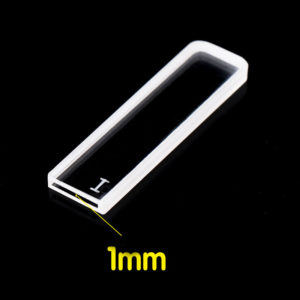 Cuvette à quartz IR à courte longueur de 1 mm