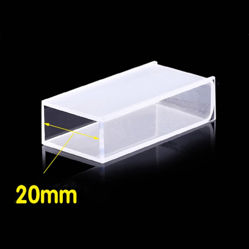 20 mm IR Cuvette 2 Fenêtres claires