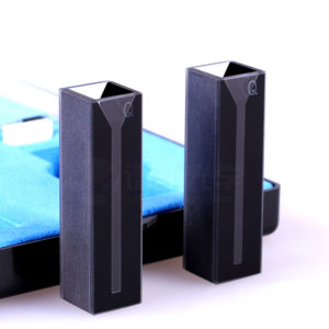 Taille de la micro-cuvette de 2 mm pour le spectromètre