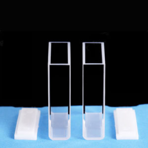 40mm Comprimento do caminho 14mL Cuvette para espectrofotómetro