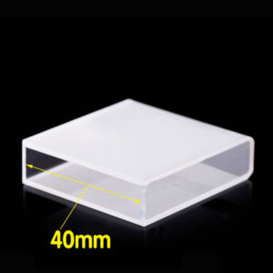 Comprimento do caminho de 40mm 14mL UV Cuvette