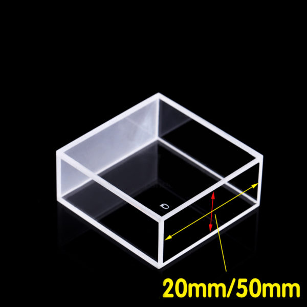 Cubeta de longitud de trayectoria óptica de 50 x 20 mm