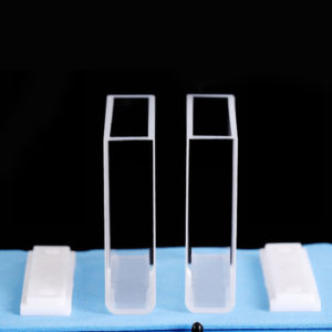 50 mm path spectrophotometer quartz cuvette Espectrofotómetro de comprimento do caminho de 50mm Quartz Cuvette