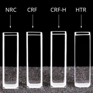 Tipos de Cuvette de 5mm para comparação