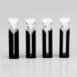 Black Wall Semi Micro Cuvette with PTFE Stopper
