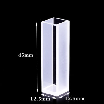 Cuvette Spectrometer Sizes 2 Clear Walls
