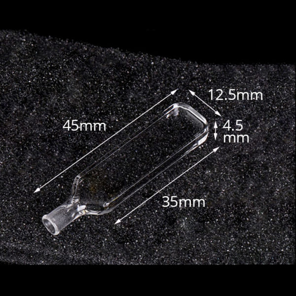 Tamaños de cubetas de fluorómetro de 2 mm