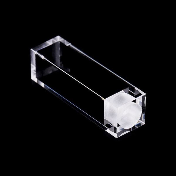 Cuvette de quartz pour l'utilisation de recherche de laboratoire