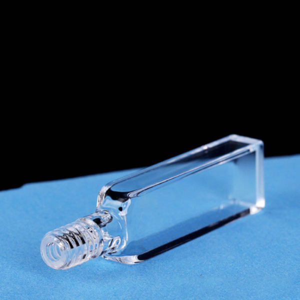 Side View SHort Path Lenght Fluorescence Cuvette