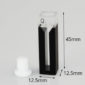 Stopper Black Micro Cuvette for Standard Spectrophotometer