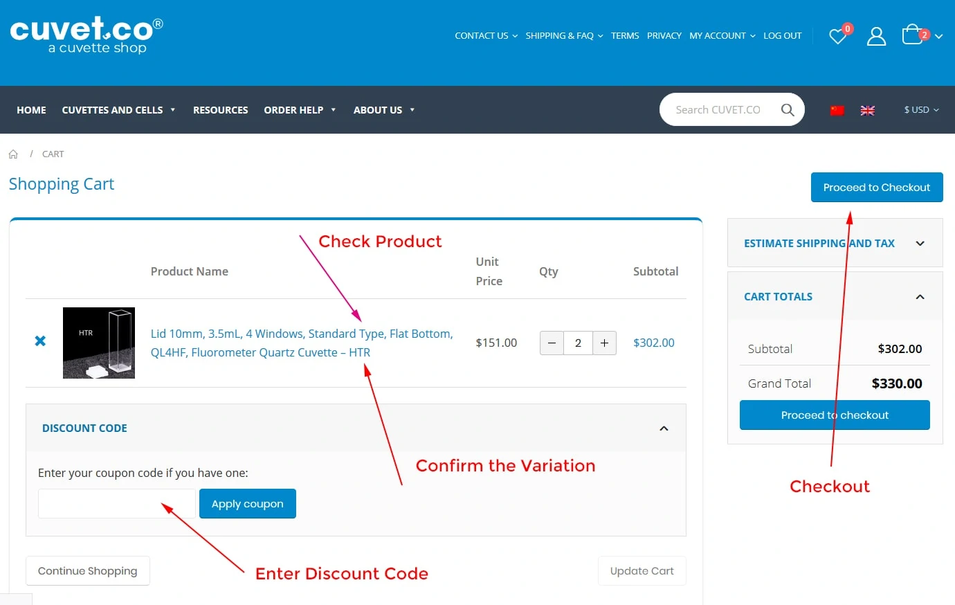 view cart 1