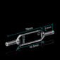 Single Channel 350 uL Flow Through Cell Size