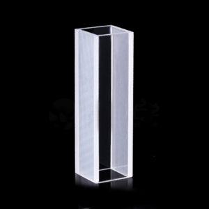 Cubeta de cuarzo de 10 mm de celda abierta superior inferior