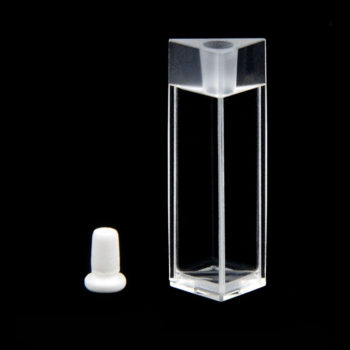 Triangle Cuvette with PTFE Stopper Air Tight 1.75mL