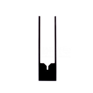 10mm 20uL Black Wall Quartz Cuvette para Espectrofotómetro