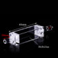 10mm 3.5mL Single Channel Flow Through Cuvette Size
