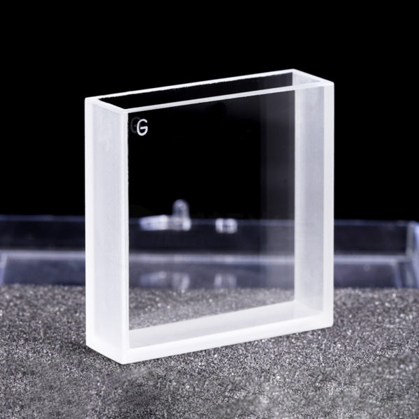 Cubeta de vidrio de absorción transparente de pared grande de 10 mm