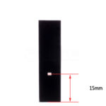 Cubeta de fluorescencia de ventana ultravolumen 3 de 20uL, altura de luz de 15 mm