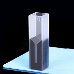 300 ul black wall micro uv vis cuvette 300uL Black Wall Micro UV vis Cuvette