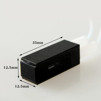 2 Window Path Black 400uL M6 Connector Flow Cell Size