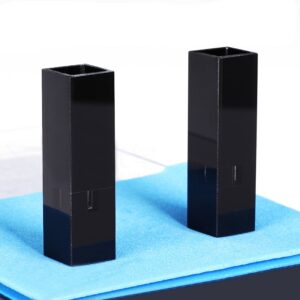 45uL Black Wall Micro Quartz Cuvette for Fluorescence