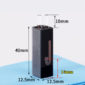 48uL Quartz Spectrophotometer Black Flow Cell Dimension