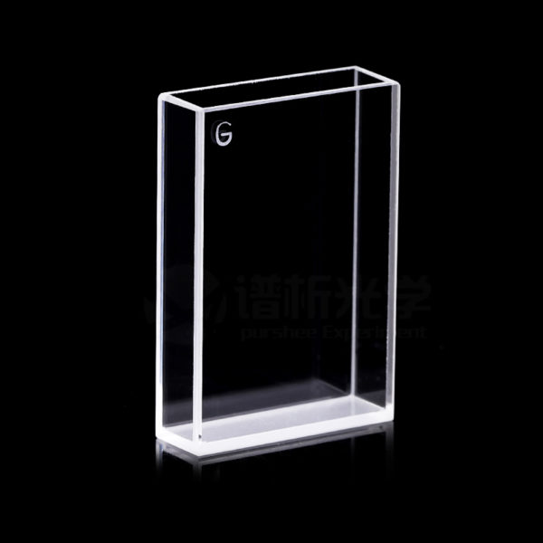 Cubeta de visibilidad de 4 ventanas transparentes de longitud de trayecto doble 8x28