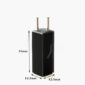 Black Masked Wall 32uL 3 Window Fluorescence Flow Cell Size