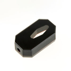 customized 5mm black wall rhombus flow cell Cellule d'écoulement rhombus de mur noir personnalisée de 5mm