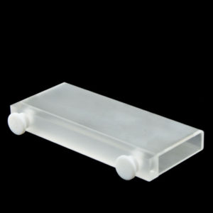 Teflon Double Stopper 100mm Path Length 35mL Cuvette