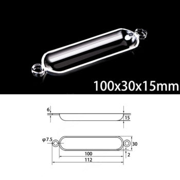 100x30x15mm-quartz-sulfur-analyzer-boat-double-hole 100x30x15mm-quartz-sulfur-analyzer-boat-double-hole