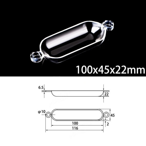 100x45x22mm-quartz-sulfur-analyzer-boat-double-hole