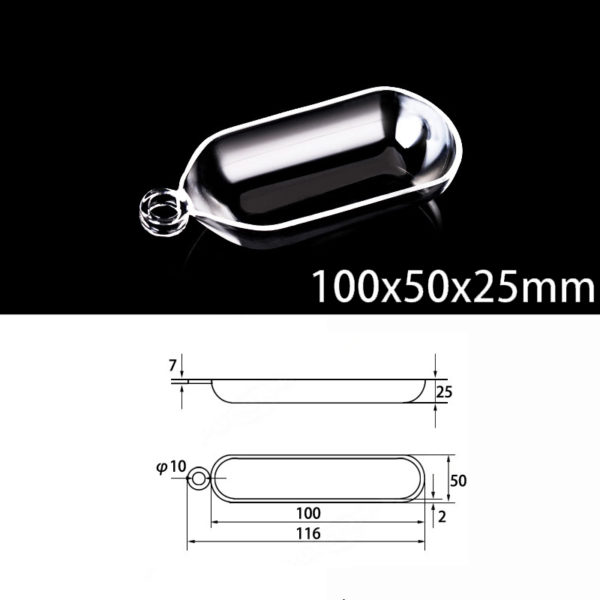 100x50x25mm-quartz-sulfur-analyzer-boat-single-hole