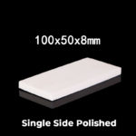 C503, Alumina Plate, LxWxH: 100x50x8mm, 99% Pure Alumina (5pc/ea)