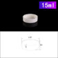 15mL Cylindrical Alumina Crucible without Cover