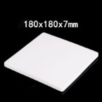 C515, Alumina Plate, LxWxH: 180x180x7mm, 99% Pure Alumina (1pc/ea)