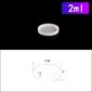 2mL Cylindrical Alumina Crucibles without Cover